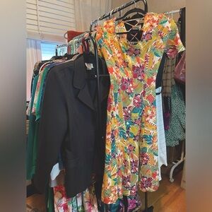 Tropical Dress, tie back